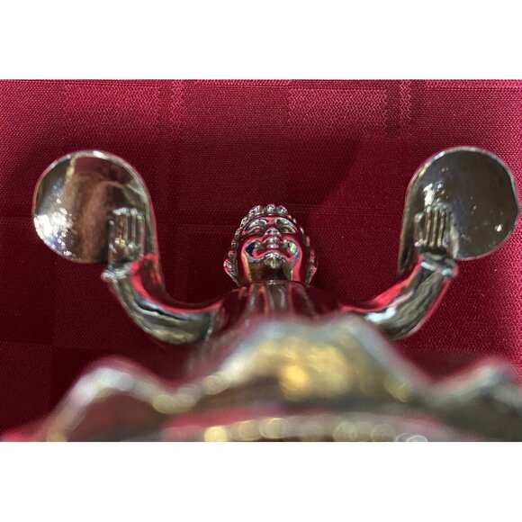 Silver Plated Choir Girl Mini Candle Stick Holder Made in Italy - Picture 5 of 6